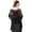 Black, variant on Ladiery Sheer Chiffon Scarf for Women, Sparkly Rhinestone and Silver Thread Wrap for Wedding and Banquet, Glamorous Style, Solid Pattern, Adult