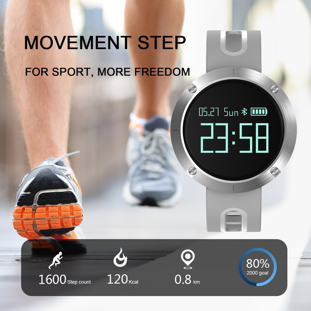 Lemfo T1 Heart Rate Monitoring Smart Watch Step Counter Calorie Distance  Tracker Gesture Activated Screen | Walmart Canada