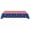 A019#-Tablecloth, variant on TanSiDing Tableware Set Circus Dessert Disposable Paper Plates Red Striped Party Plates Napkins Forks for Shower Carnival Party Decorations Supplies(7in plate tray*10)