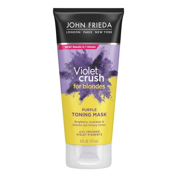 Mascarilla capilar John Frieda violet crush cabello rubio 177 ml