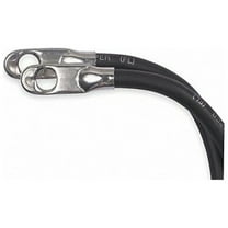 Southwire Battery Cable with Lugs,Black,4AWG,19 In SS19-4