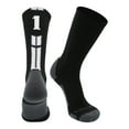 thumbnail image 2 of Black/White Player Id Crew Number Socks (#10, Medium), 2 of 2