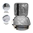 thumbnail image 3 of Insulated Square Lunch Bag with Side Mesh Pocket Fashion Lunch Box Reusable Lunch Tote 10.5" x9.5" x3.5" Popsicle Pattern, 3 of 6