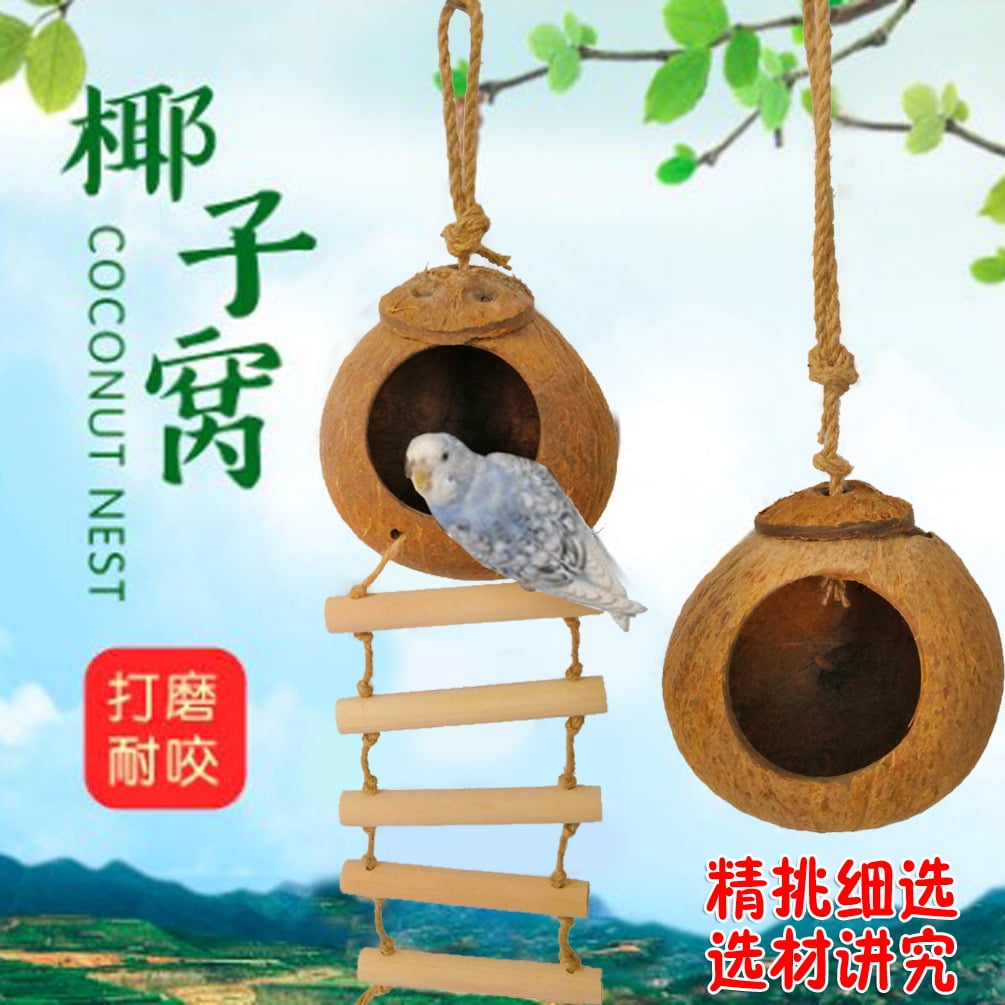 Bird House Tiger Skin Pearl Man Bird Nest Coconut Parrot Nest Big Bird