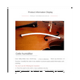 thumbnail image 1 of Panneau d'Humidificateur pour Violons, Pièces d'Instruments de Musique, 1 of 7