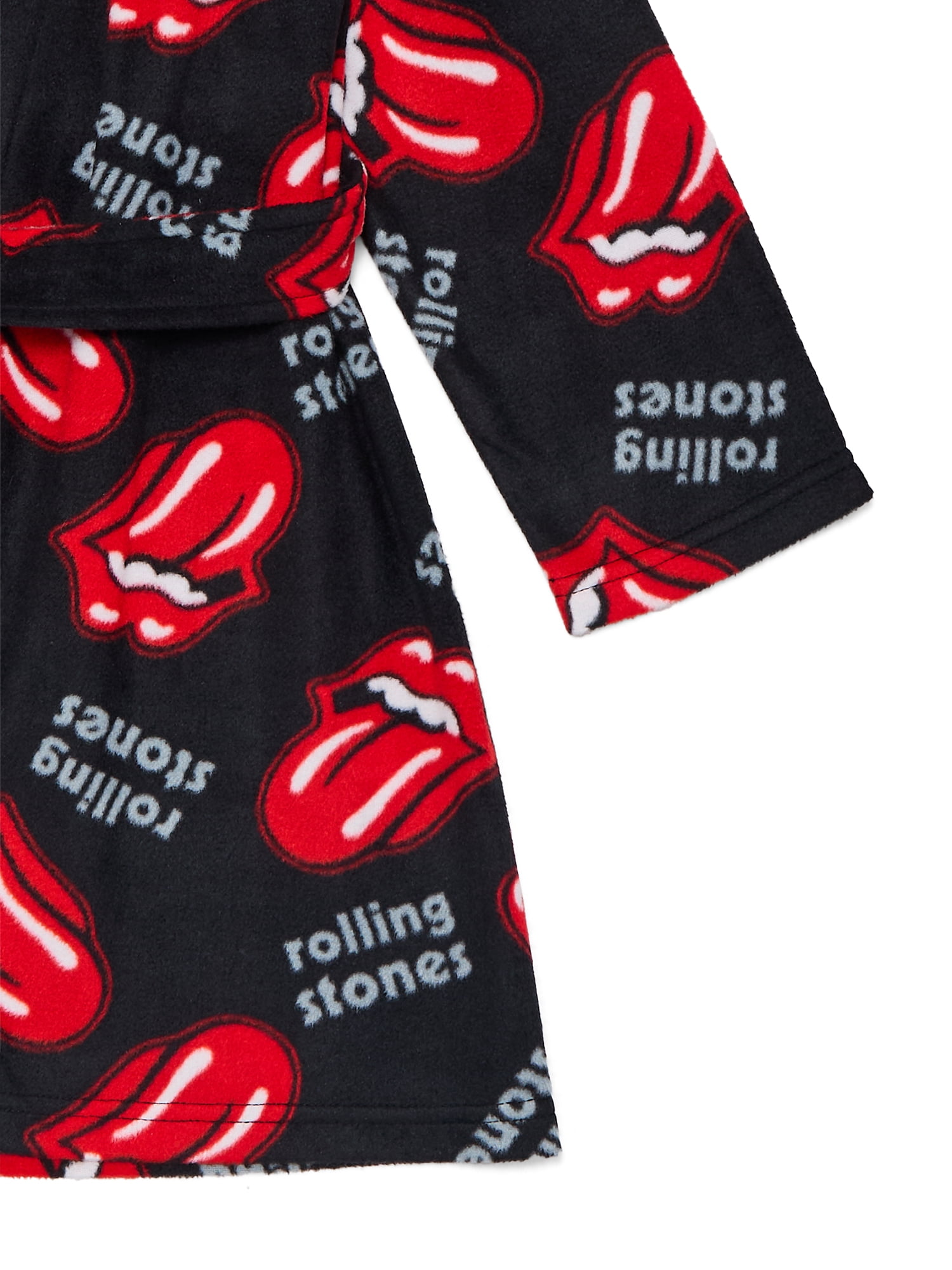 Rolling Stones Girls Holiday Fleece Robe, Sizes 4-12