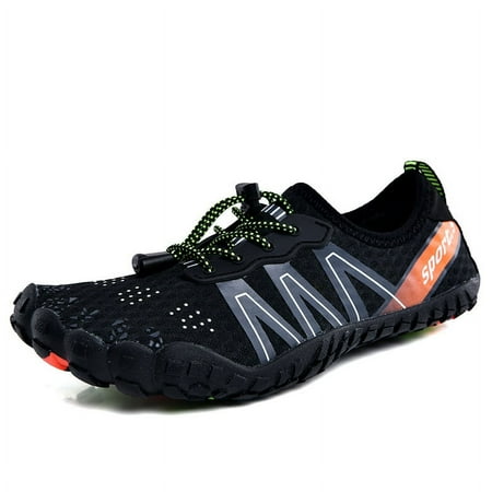 

XWQWJH Fashion Water Shoes for Men and Women Beach Climbing and Swimming Pool Shoes Non-slip Breathable Quick Drying Suitable for Outdoor Sports Hiking Walking Diving and Surfing