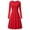 Red, variant on Sentmoon Tennis Dress Long Sleeve Crew Neck Plus Size Maxi Dress Solid Color Loose Stretchy Prom Dresses for Teens Stylish for Cozy Lounge at Home Red L