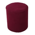 thumbnail image 2 of Funda otomana Yotijar terciopelo rojo elástica, 2 of 8
