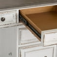 thumbnail image 6 of Liberty Furniture INDUSTRIES Magnolia Manor Credenza & Hutch, W66 x D22 x H83, White, 6 of 11