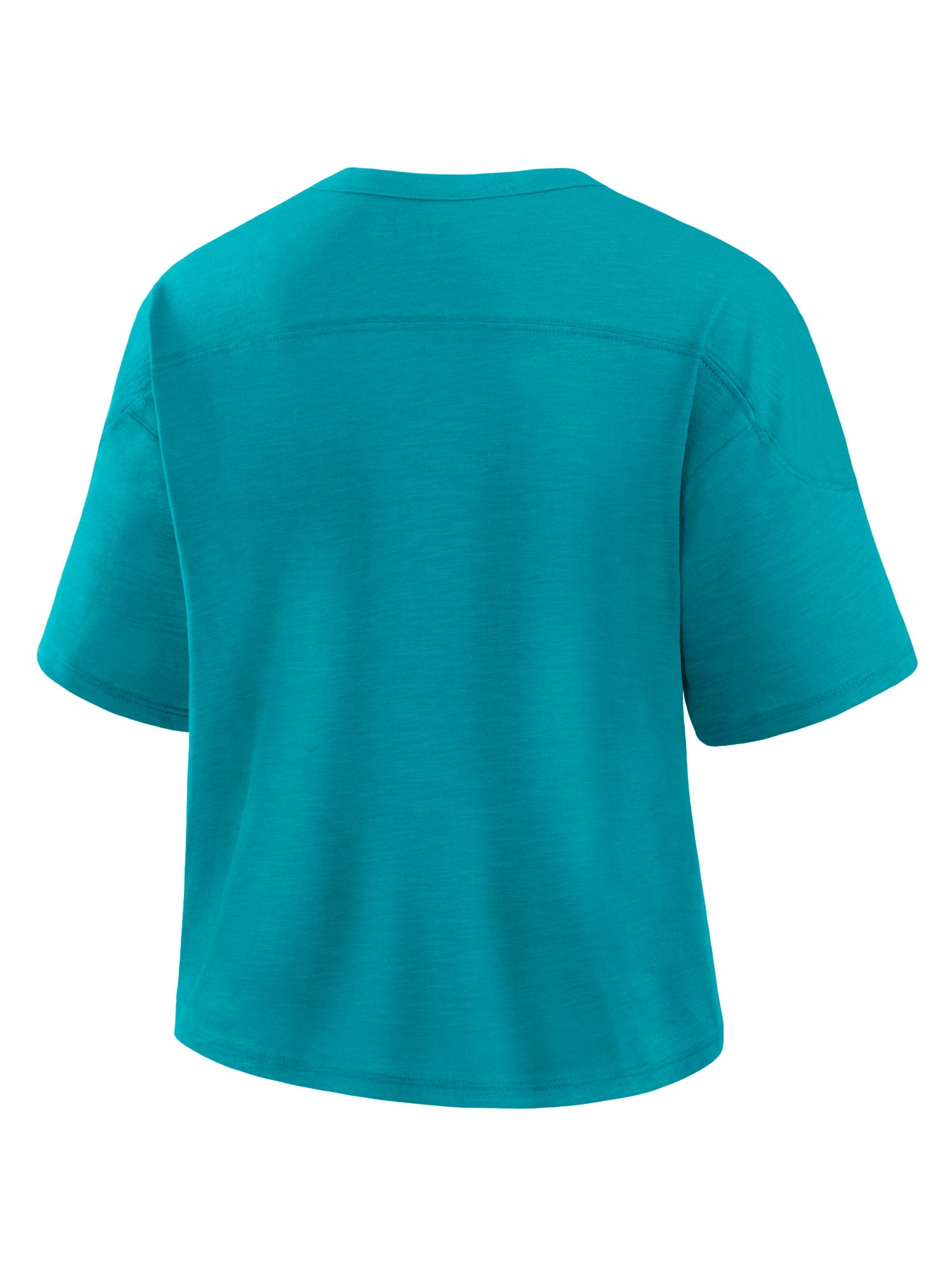 NFL Miami Dolphins Women's Cotton Green Short Sleeve T-Shirt