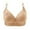 Beige, variant on Xunlbb Wireless Bras Plus Size Woman's Printing Gathered Together Large Size Daily Bra Underwear No Rims(Pink,S)