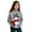 Grey, variant on FYEGRE Cookie Swap Little Girl's Holiday Hooded Pullover Girls Winter Snowman Print Hoodie Warm Long Sleeve Pullover Cozy Christmas Holiday Themed Outerwear For Childr Orange 5-6 Years
