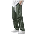 thumbnail image 3 of Akiihool Pants for Men Relaxed Men's Vintage Classic Fit Stretch Twill Pants AG,S, 3 of 6