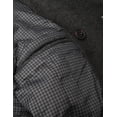 thumbnail image 5 of Ma Croix Mens C Search Wool Blend Double Breasted Pea Coat Winter Jacket, 5 of 8