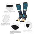 thumbnail image 4 of Bingfone Compression Socks for Women and Men Long Socks for Running Athletic Cycling Nurse-Sunshine Underwater Sand Turtle, 4 of 8