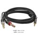 thumbnail image 2 of unbranded Cable De Audio Negro Resistente Con Doble Núcleo Para Versátiles En Equipos De Sonido, 2 of 6