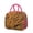 Rose-red, variant on Insulated Lunch Bag for Women, Floral Print Oxford Fabric Lunch Box, Leakproof Thermal Cooler Tote for Work, School & Picnic, Leopard Animal Print