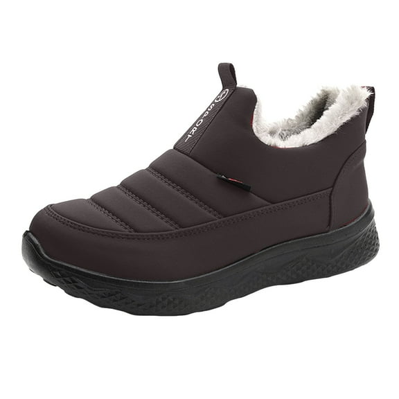 YLYL Winter Boots for Men Women Waterproof Lightweight and Durable Lace-Up Shoes for Winter Outdoor