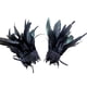 thumbnail image 1 of Muñequeras de plumas, accesorio de disfraz para mujer, de plumas, s de muñeca de Halloween con cinta para fiesta de cosplay Negro Hugo Puños de muñeca, 1 of 7