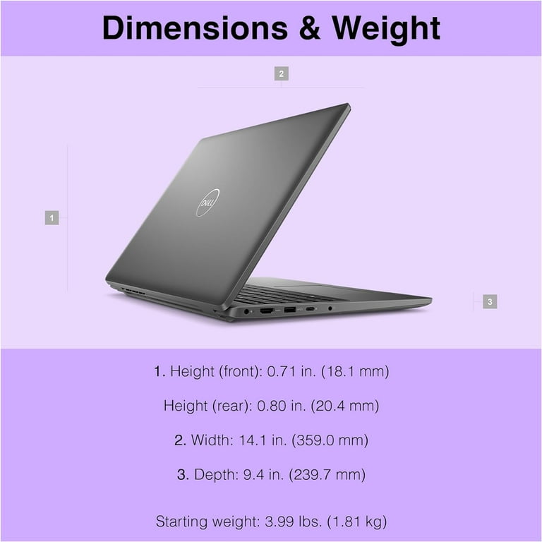 Dell Latitude 3540 Business Laptop, 13th Intel core i5-1335U, 15.6