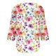 thumbnail image 4 of Fiudx Ofertas y Liquidaciones Blusa Holgada con Estampado de Pascua y Cuello En V Retro de Manga Tres Cuartos a La Moda para Mujer, 4 of 5