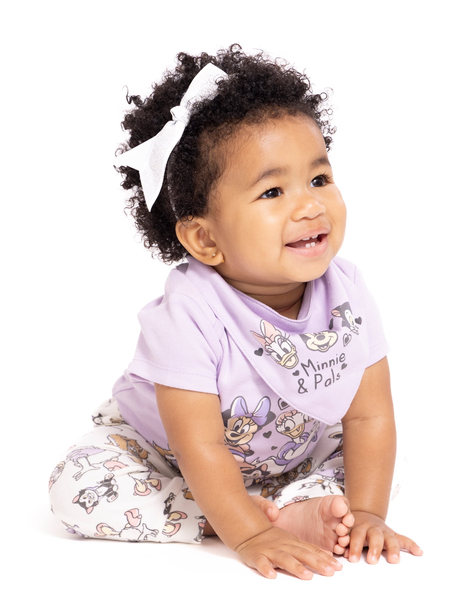 Minnie Mouse Baby Layette Newborn Essentials Gift Set, 4-Piece, Sizes Newborn-12 Months
