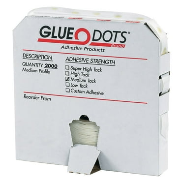 Glue Dots Glue Dot,Medium,1/2" dia. GD114
