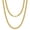 18.0 Inches D: gold-5mm, variant on SUETOR Miami Cuban chain men's necklace, width available from 5-9 mm, length available from 18-30 inches, stainless steel hip-hop men's jewelry, comes with a gift box.