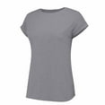 thumbnail image 6 of Endives Women's Short Sleeve T-Shirts Casual Solid Color Tops Basic Loose Crew Neck Pullover Tee, 6 of 8