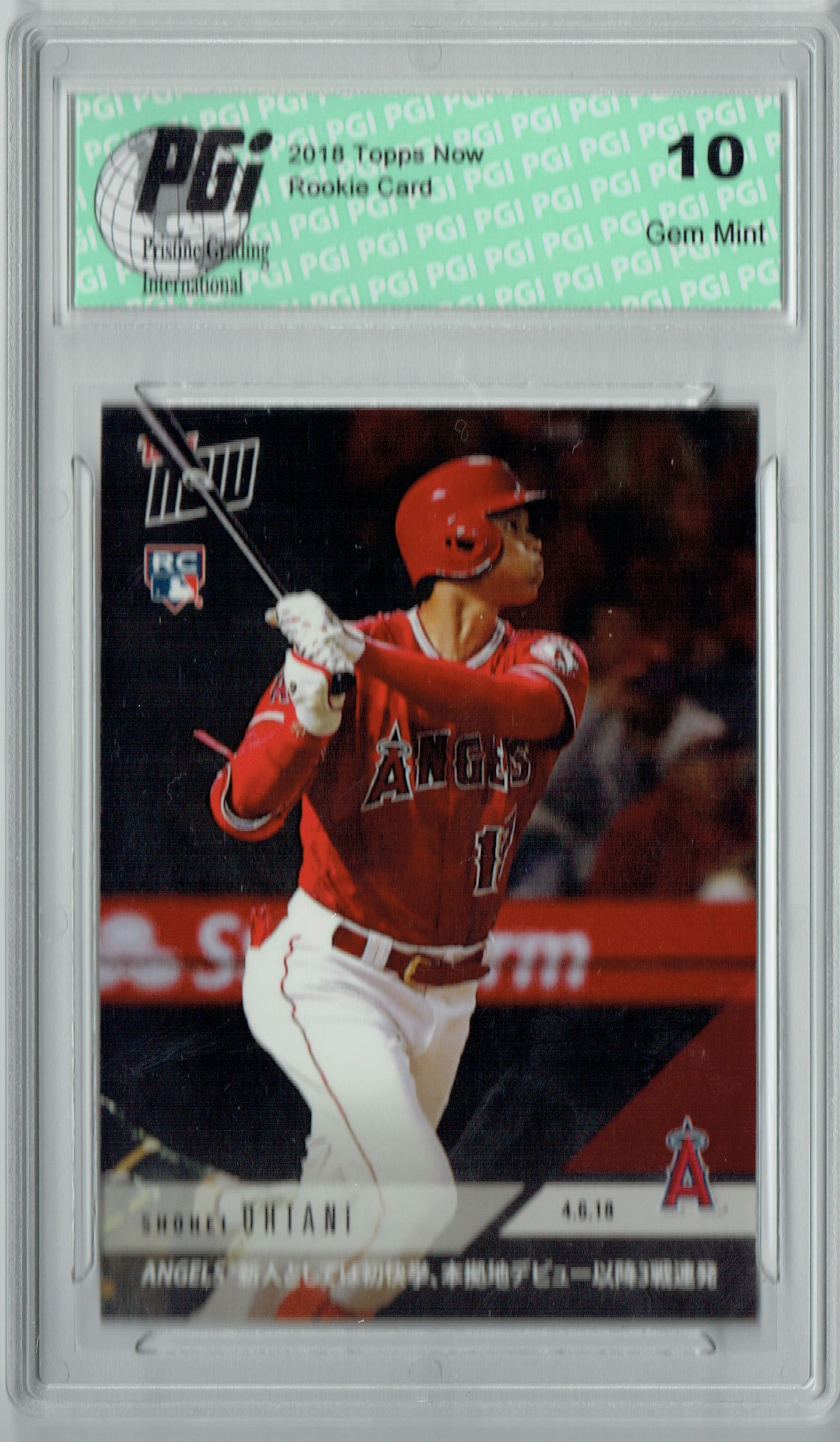 Topps Now Shohei Ohtani 2018 Topps Now 42J Kanji SP 2 660 Made 