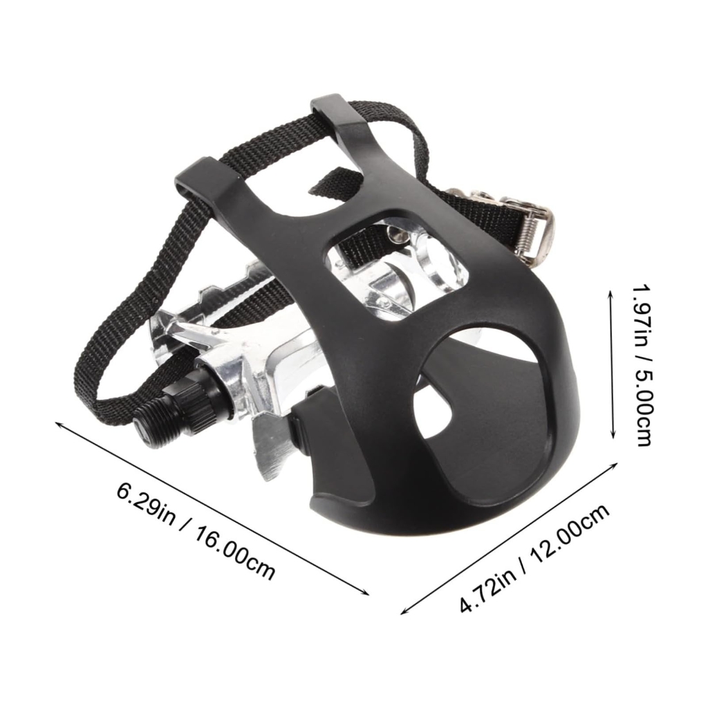 Zeiwohndc 9/16inch Fitness Bikes Pedals Nonslip Grip Heavy Duties Design for Spin Bike