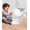 Gray, variant on Realistic Baby Potty Training Toilet for Kids and Toddlers w/ Flushing Sounds, Splash Guard (Green)
