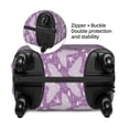 thumbnail image 2 of Fotbe Purple Butterflies Floral Funda Protectora para Equipaje, Antirrayones y Resistente a la Suciedad, Compatible con Maletas de 18 a 32 Pulgadas-Large, 2 of 7
