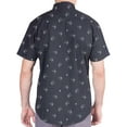 thumbnail image 4 of Men’s Fishing & Shark Button Up Shirt – Funny Fish Print Short Sleeve Top – Casual Vacation Gift for Him, 4 of 6