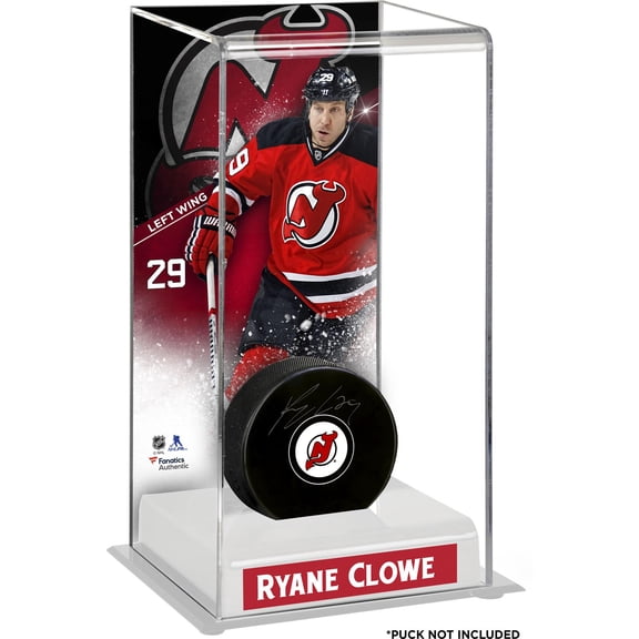 Ryane Clowe New Jersey Devils Deluxe Tall Hockey Puck Case