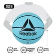 thumbnail image 2 of Reebok Size 6 Basketball with inflatable Pump - Durable Rubber Basketball for Indoor & Outdoor Play, Mint – Official Size 6 Basketball for Adults and Teens, 2 of 7