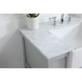 thumbnail image 4 of Elegant Decor Clement 36" Aluminum MDF Single Bathroom Vanity in Gray Finish, 4 of 8