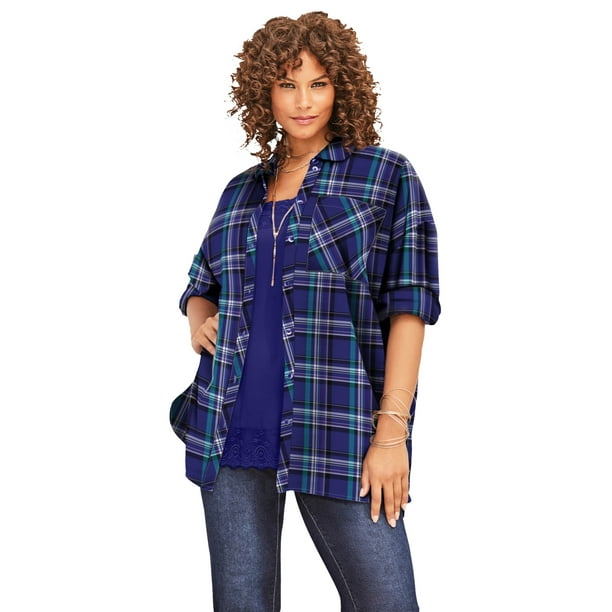 plus size flannel pants