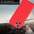 thumbnail image 3 of Compatible with iPhone 14 Pro Max Case with Built-in Screen Protector & Camera Lens Protector Anti-Scratch 360 Degree Slim Stylish Full Rugged Phone Cover Red, 3 of 9