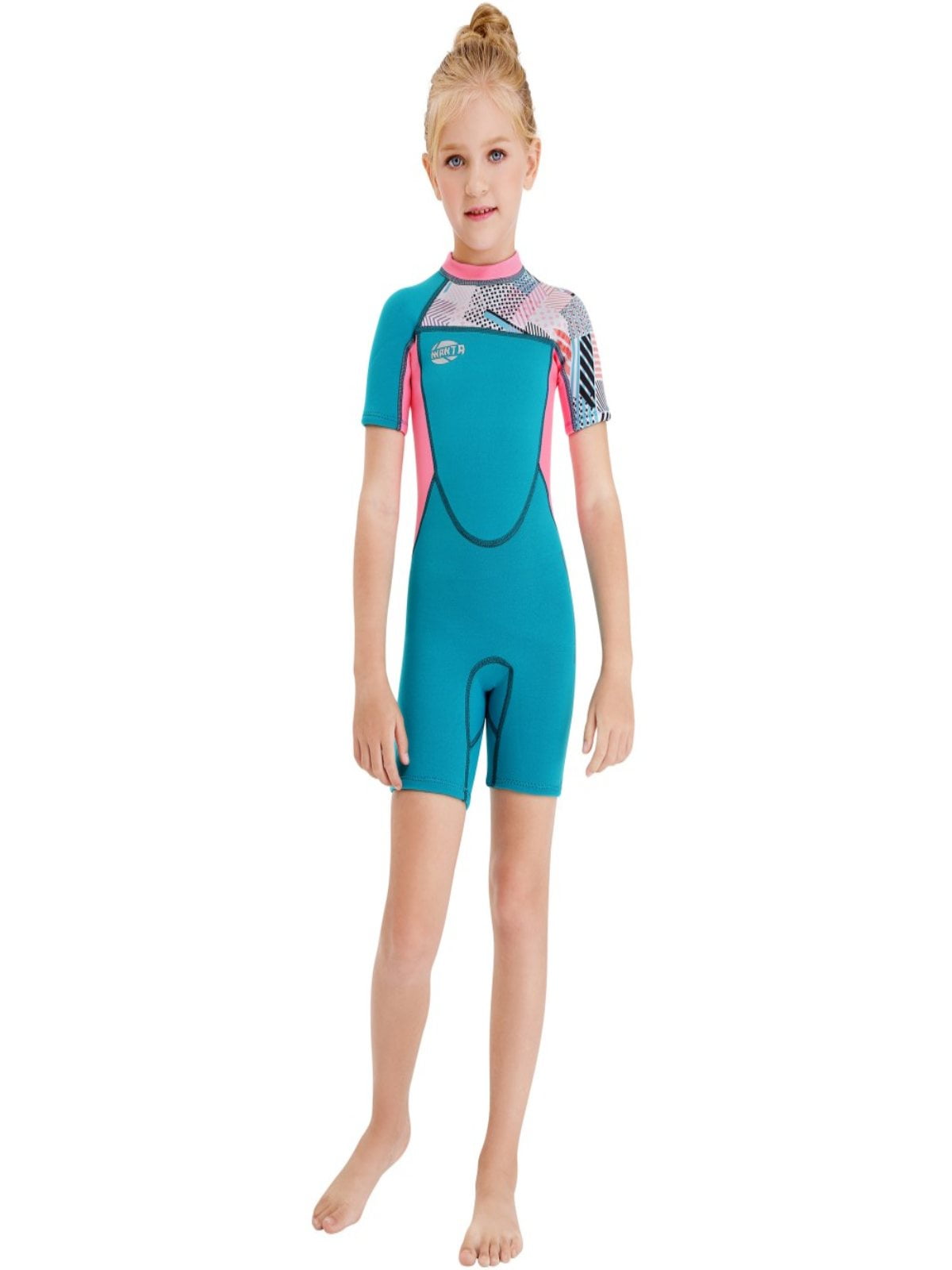 Details about   New Kids Children 2.5mm Neoprene Diving Suits Boy Girl Swim Scuba Short Wetsuits 