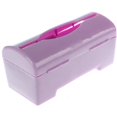 thumbnail image 4 of Contenedor de residuos, caja de almacenamiento multiusos, organización de almacenamiento para cocina y baño, bandeja de plástico, morado, 4 of 5