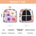 thumbnail image 3 of Pioneer Flower Seat Covers for Dining Room Chairs Set Of 4,Stretch Printed Washable Chair Seat Cover with Elastic Ties and Button,Removable Waterproof Couch Cushion Covers, 3 of 6