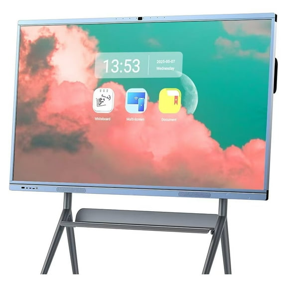JYXCN 4K Smart Board 65 Inch Touch Screen All-in-One Interactive Whiteboard with Dual System & Cloud Sharing for Classroom, Office Presentations Smart TVs