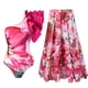 thumbnail image 1 of Modesto Trajes de Baño para las Mujeres Retro Impresión Bikini con Vestido, Traje de Baño de Pieza Sexy para la Piscina Y la Playa, 1 of 7