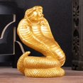 thumbnail image 2 of Resin Snake Ornaments For Ruyi Snake Desktop Ornaments Bookcase Entryway Crafts Home Gold, 2 of 8