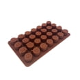thumbnail image 6 of Silicone Chocolate Mold Exquisite 28 Cavities Expression Shape Mold Multi Usage Baking Mold for Cake Muffin Chocolate Candy Fondant Soap and More, 6 of 10