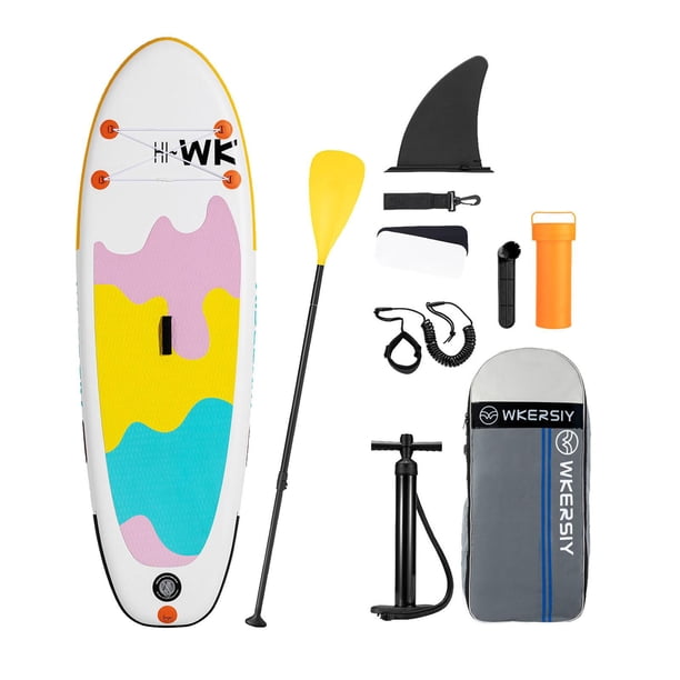 Tabla de Paddle para niños Tabla de Paddle de pie Gruesa Antideslizante con Mochila para Tabla de Surf Todas Las Habilidades Principiantes niños y estilo A