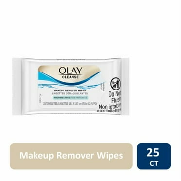 Olay Wet Cloths Makeup Remover Wipes, 25 ct (Package May Vary)