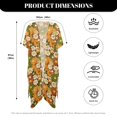 thumbnail image 6 of HELLHERO High Quality Fabrics Bathing Suit Cover Up for Summer Breathable Free Size Long Swimwear Cover up Flowers, 6 of 6